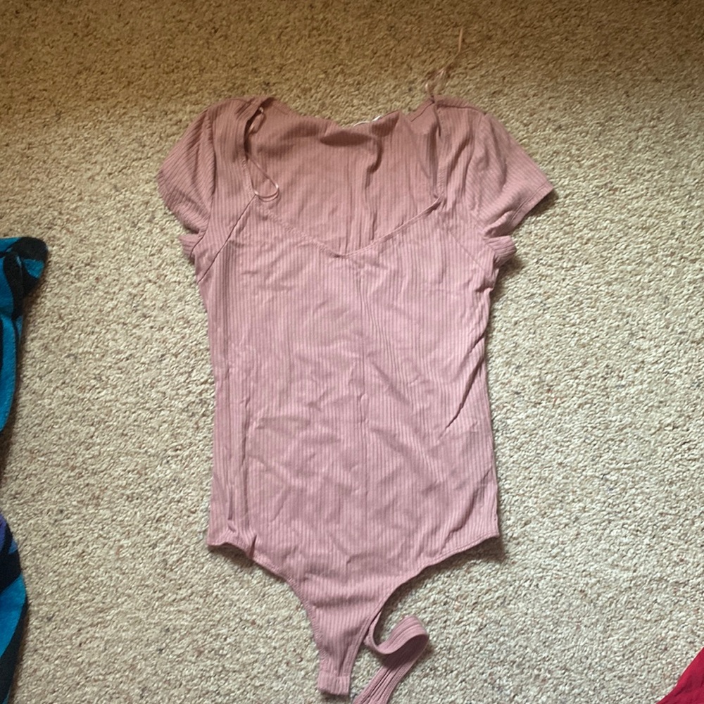pink bodysuit! size medium